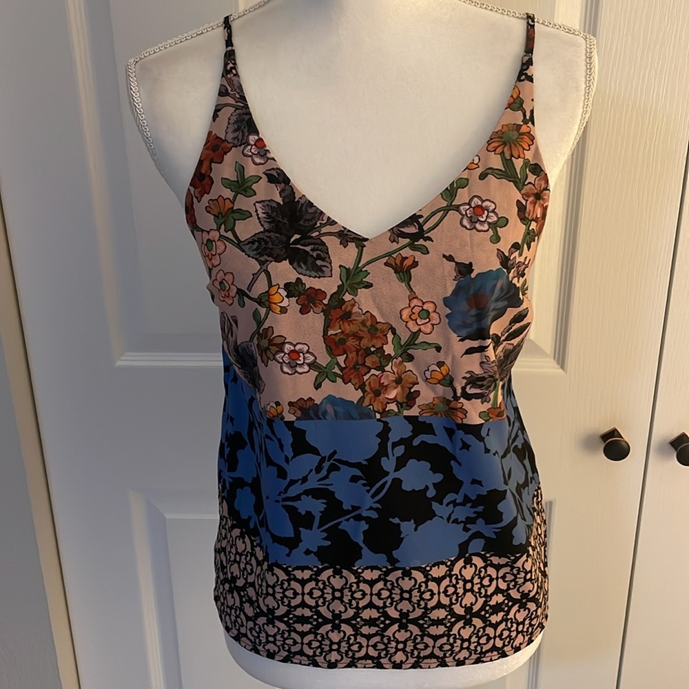 TOPSHOP Women’s SZ 4 Floral Halter Top